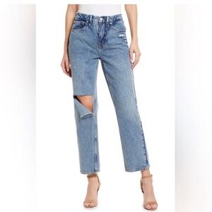 Good American Jeans. Women’ straight leg. Size 10/30 Color Blue 408.